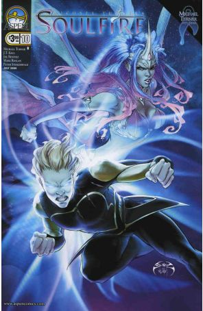 Soulfire (Michael Turner's) 10B published by Aspen with cover art by Joe Benitez