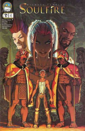 Soulfire (Michael Turner's) 4A published by Aspen with cover art by Michael Turner