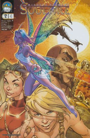 Soulfire (Michael Turner's) 4C published by Aspen with cover art by J. Scott Campbell