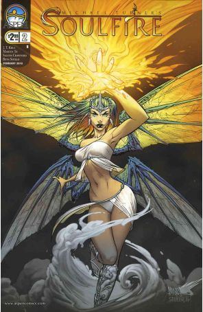 Soulfire (Michael Turner's ,Vol. 2) 2B published by Aspen with cover art by Micah Gunnell