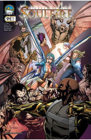 Soulfire (Michael Turner's ,Vol. 2) 7A published by Aspen with cover art by Marcus To