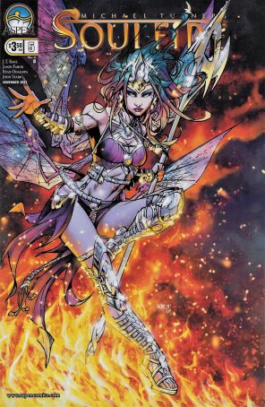 Soulfire (Michael Turner's ,Vol. 3) 5B published by Aspen with cover art by Oliver Nome