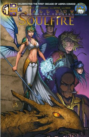 Soulfire (Michael Turner's ,Vol. 5) 1A published by Aspen with cover art by V. Kenneth Marion