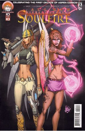 Soulfire (Michael Turner's ,Vol. 5) 2A published by Aspen with cover art by V. Kenneth Marion