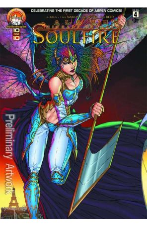 Soulfire (Michael Turner's ,Vol. 5) 4A published by Aspen with cover art by V. Kenneth Marion