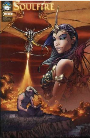 Soulfire Preview 1 published by Aspen with cover art by Michael Turner and Peter Steigerwald