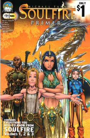 Soulfire Primer 1A published by Aspen with cover art by Michael Turner