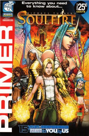 Soulfire Primer 2018 published by Aspen with cover art by Michael Turner