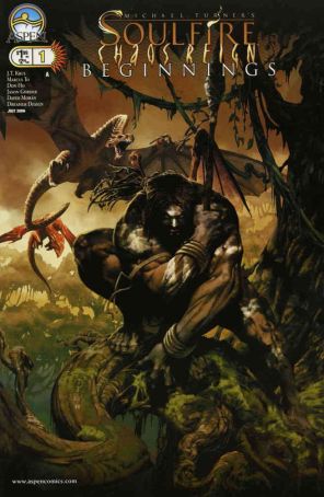 Soulfire: Chaos Reign: Beginnings 1A published by Aspen with cover art by Marcus To