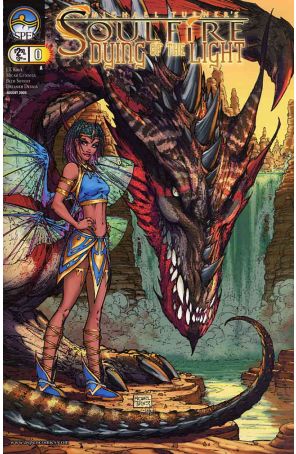 Soulfire: Dying of the Light (Michael Turner's) 0A published by Aspen with cover art by Michael Turner and Peter Steigerwald
