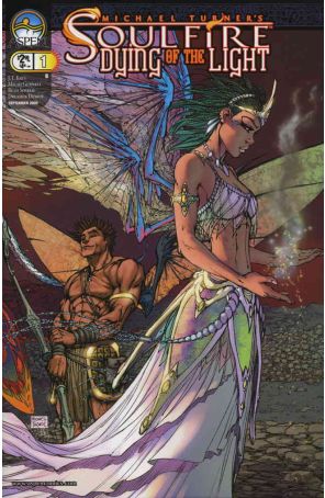 Soulfire: Dying of the Light (Michael Turner's) 1B published by Aspen with cover art by Michael Turner and Peter Steigerwald