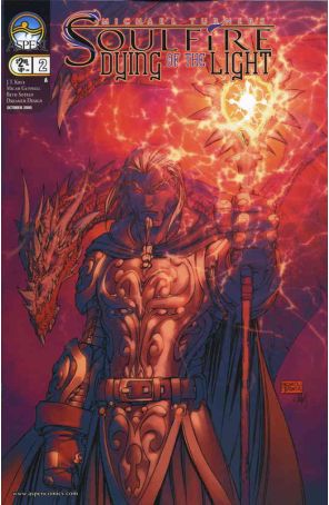 Soulfire: Dying of the Light (Michael Turner's) 2A published by Aspen with cover art by Michael Turner and Peter Steigerwald