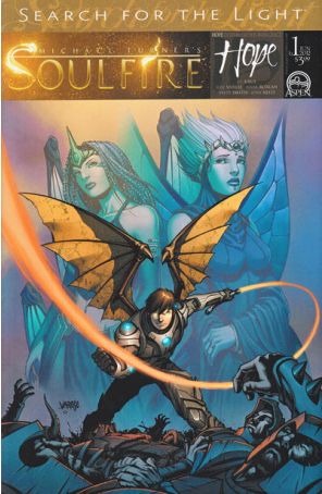 Soulfire: Hope 1B published by Aspen with cover art by Jose Varese