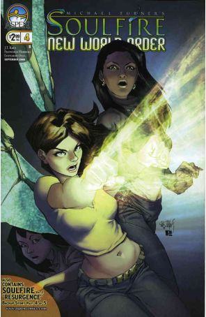 Soulfire: New World Order (Michael Turner's) 4B published by Aspen with cover art by Peter Steigerwald