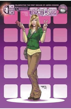 Trish Out of Water (Vol. 1) 1B published by Aspen with cover art by Giuseppe Cafaro