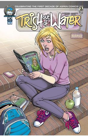 Trish Out of Water (Vol. 1) 2B published by Aspen with cover art by Randy Green