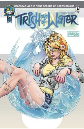 Trish Out of Water (Vol. 1) 3B published by Aspen with cover art by Eric Basaldua