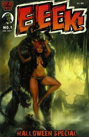Eeek! Halloween Special 1A published by Asylum with cover art by Jason Paulos