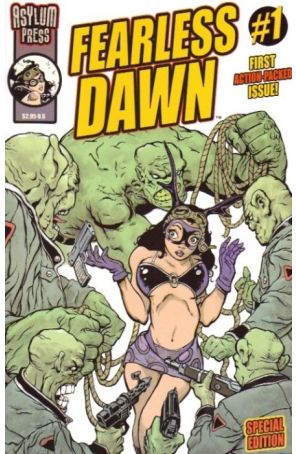 Fearless Dawn 1A published by Asylum with cover art by Steve Mannion