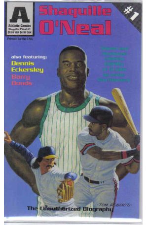 Shaquille O'Neal 1LE published by Athletic with cover art by Tom Roberts