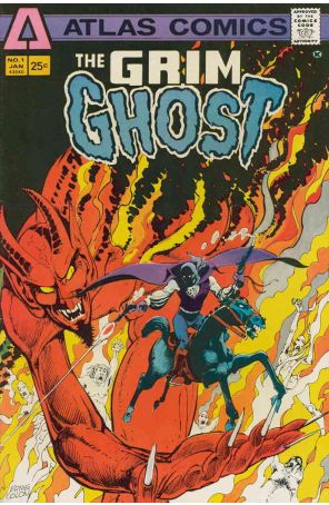 The Grim Ghost 1 published by Atlas with cover art by Ernie Colón