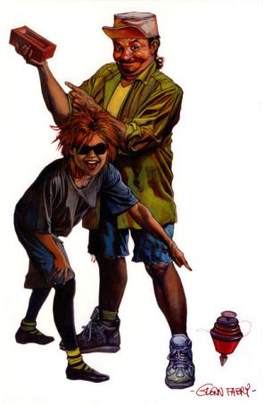 Bricktop A1 Special 1B published by Atomeka with cover art by Glenn Fabry