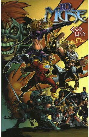 10th Muse God War TPB 1 published by Atomic Pop Art with cover art by Nadir Balan