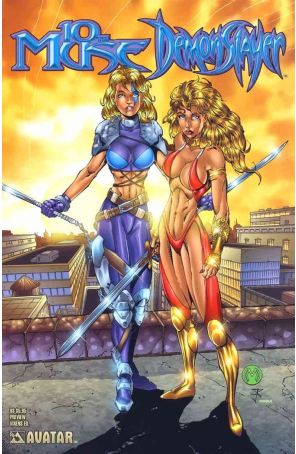 10th Muse/Demonslayer Ashcan 1A published by Avatar with cover art by Marat Mychaels