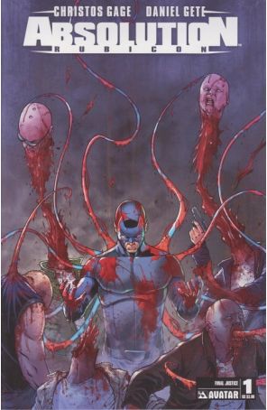 Absolution: Rubicon 1B published by Avatar with cover art by Daniel Gete