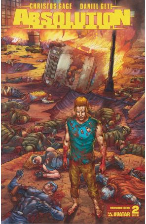 Absolution: Rubicon 2A published by Avatar with cover art by Daniel Gete