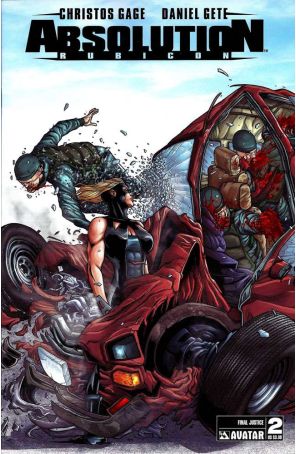 Absolution: Rubicon 2B published by Avatar with cover art by Daniel Gete