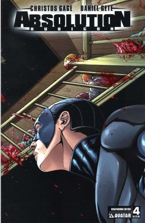 Absolution: Rubicon 4A published by Avatar with cover art by Daniel Gete
