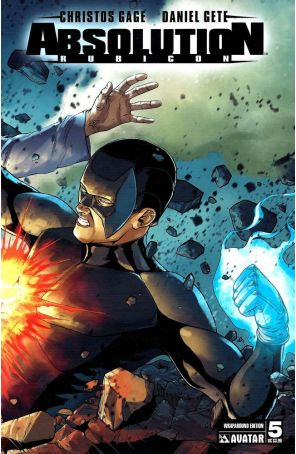 Absolution: Rubicon 5A published by Avatar with cover art by Daniel Gete
