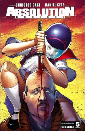Absolution: Rubicon 5C published by Avatar with cover art by Daniel Gete