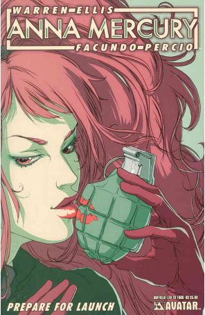 Anna Mercury: Prepare for Launch 1C published by Avatar with cover art by Paul Duffield