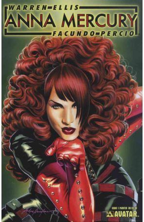 Anna Mercury 1C published by Avatar with cover art by Felipe Massafera
