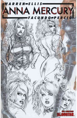 Anna Mercury 1D published by Avatar with cover art by Juan Jose Ryp