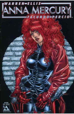 Anna Mercury 1E published by Avatar with cover art by Juan Jose Ryp