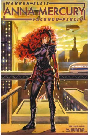 Anna Mercury 5C published by Avatar with cover art by Felipe Massafera