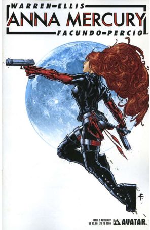 Anna Mercury 5E published by Avatar with cover art by Facundo Percio