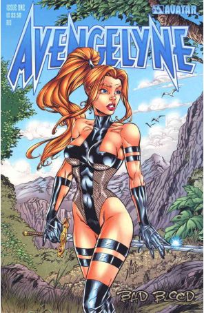 Avengelyne: Bad Blood 1A published by Avatar with cover art by Al Rio