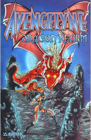 Avengelyne: Dragon Realm 1A published by Avatar with cover art by Tim Vigil