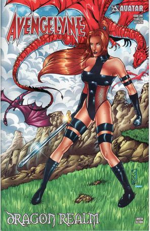 Avengelyne: Dragon Realm 1B published by Avatar with cover art by Rick Lyon