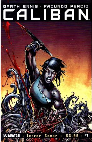 Caliban 7B published by Avatar with cover art by Facundo Percio