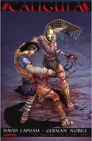 Caligula 1C published by Avatar with cover art by Jacen Burrows