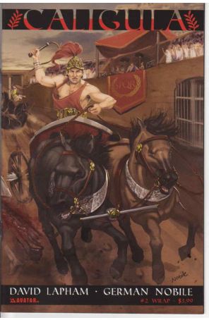 Caligula 2A published by Avatar with cover art by German Nobile