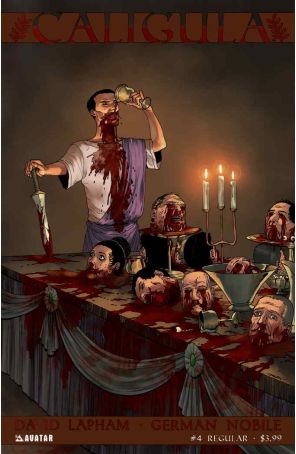Caligula 4 published by Avatar with cover art by Jacen Burrows