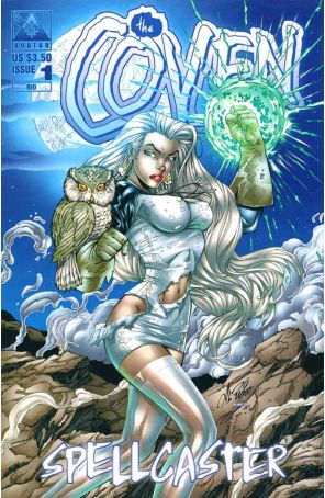 Coven: Spellcaster 1 published by Avatar with cover art by Al Rio