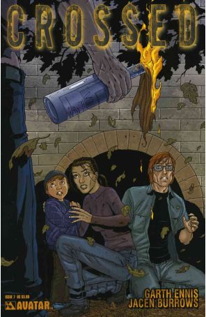 Crossed 7 published by Avatar with cover art by Jacen Burrows