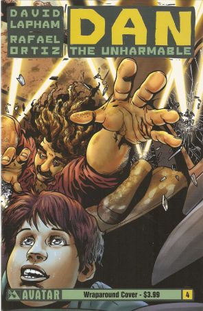 Dan the Unharmable 4A published by Avatar with cover art by Rafael Ortiz